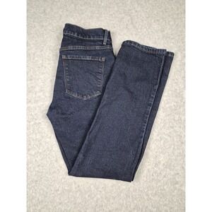 Mott and Bow Jeans Women 28x30 Blue Denim Dark Wash Stretch Boyfriend